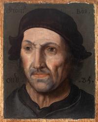 Anonyme. Portrait de Jérôme Bosch (v. 1585)