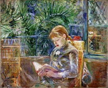 Berthe Morisot. Jeune fille lisant (La lecture) (1888)