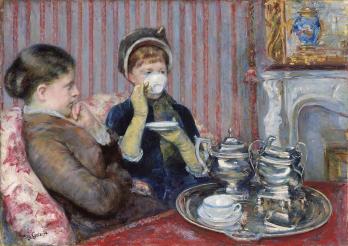 Mary Cassatt. Le thé (v. 1880)