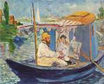 Edouard Manet. Claude Monet peignant dans son atelier (1874)