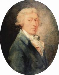 Gainsborough. Autoportrait, 1787