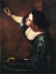 Gentileschi. Autoportrait en allégorie de la peinture (1638-39)