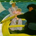 Mary Cassatt. La promenade en barque (1893-94)
