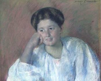 Mary Cassatt. Portrait de Louisine Elder (v. 1880-85)