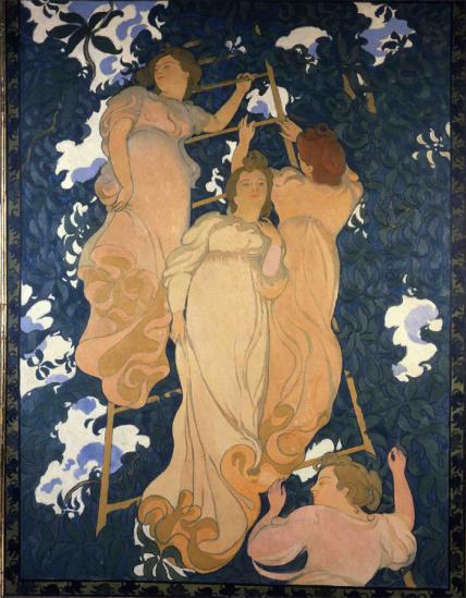 Maurice Denis. L' échelle dans le feuillage (1892)