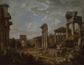 Pannini. Capriccio d'un forum romain, 1741