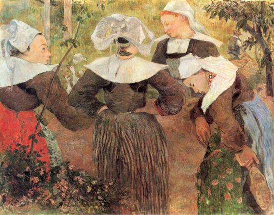 Gauguin. Quatre bretonnes, 1888