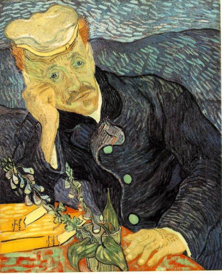Van Gogh. Portrait du Docteur Gachet, 1890