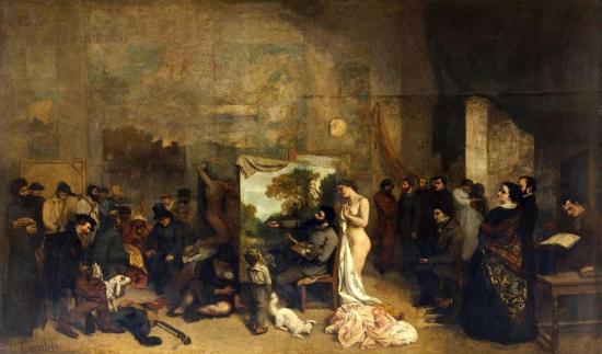 Courbet. l'Atelier du peintre (1854-55)