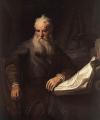 Rembrandt. L'apôtre Paul (1635)