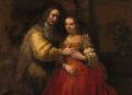 Rembrandt. La fiancée juive (1667)