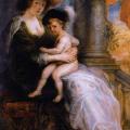 Rubens. Hélène Fourment et son fils Frans (1633)