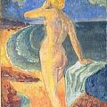 Paul Sérusier. Femme nue devant la mer (1909)
