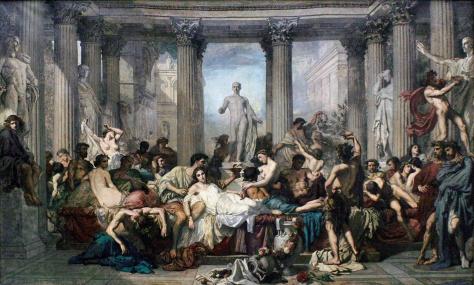 Thomas Couture. Romains de la décadence (1847)