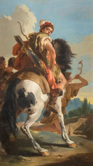 Tiepolo. Chasseur à cheval, 1718