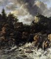Van Ruisdael. La chute d'eau (1665-70)