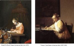 Vermeer. Influence de Gerard Ter Borch