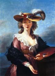 Vigée-Lebrun. Autoportrait au Chapeau de Paille, 1782